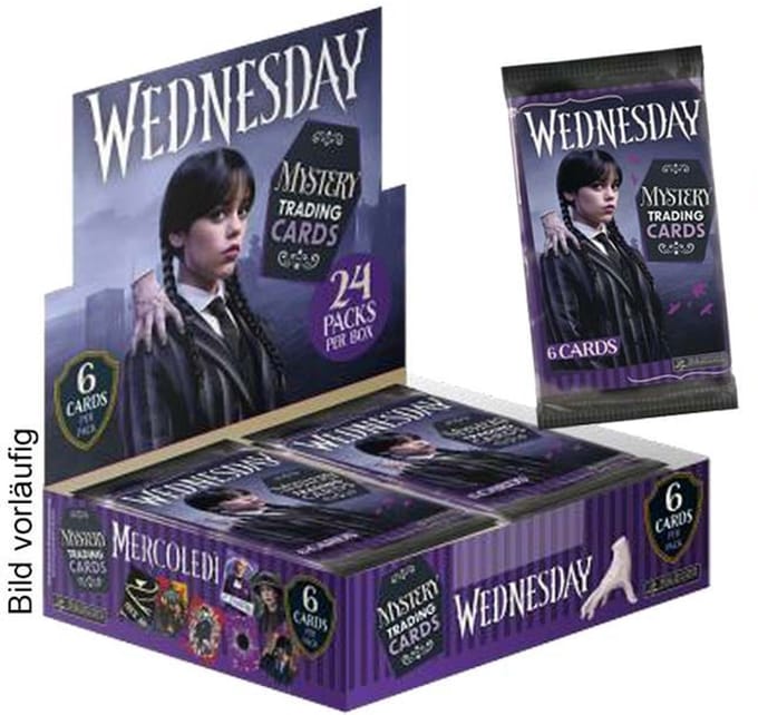 Panini Wednesday Trading Cards Flow Pack Box (24) Trading cards