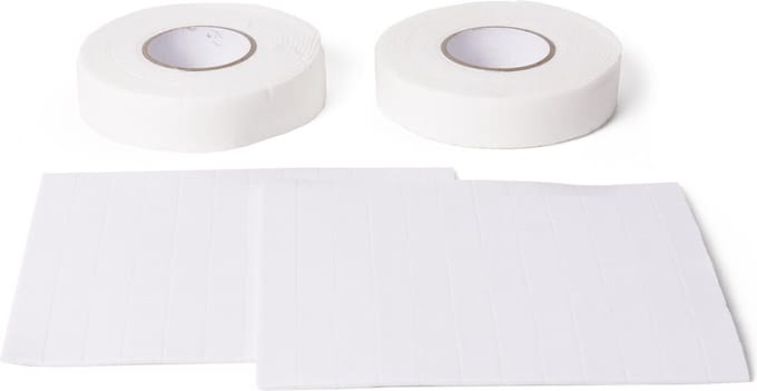 Benson Dubbelzijdige foamtape set - sterk hechtend - wit - 4 stuks