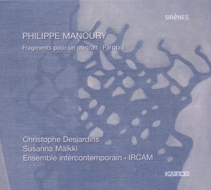 Ensemble Interc C. Desjardins - Manoury: Fragments Pour Un Portrait - Partita I (CD)