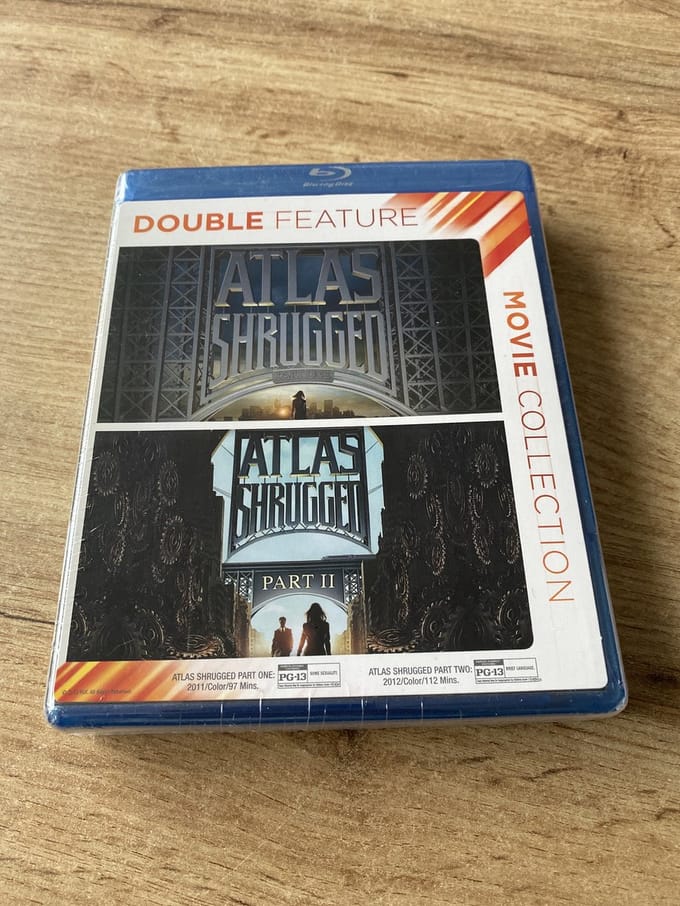 Blu-ray disc; Atlas Shrugged deel 1 & deel 2