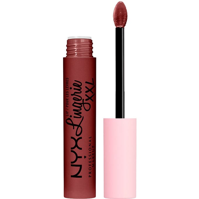 Nyx Professional Makeup Lip Lingerie XXL - Deep Mesh - Matte, niet-overdraagbare lippenstift - Bruin