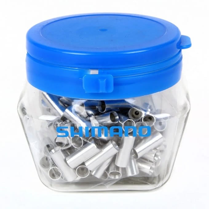 Verzegelde aluminium eindstukken voor achterderailleur Shimano (x100)