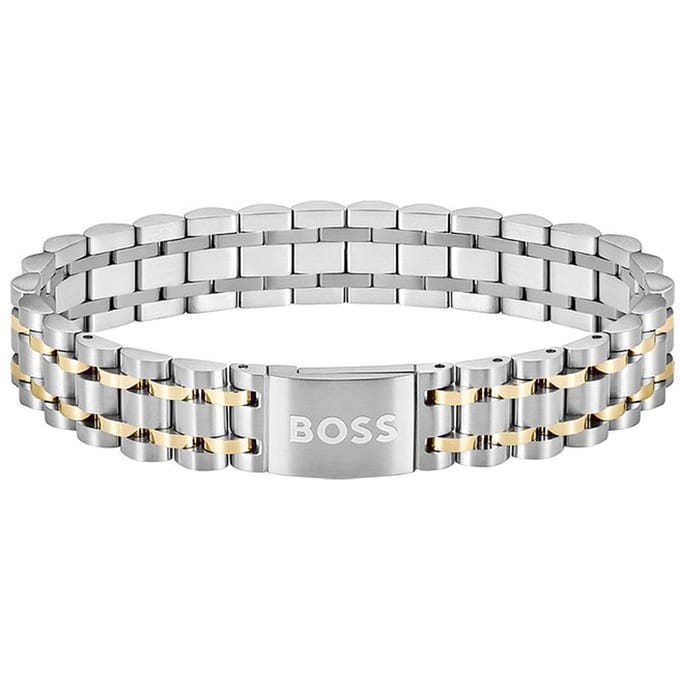 BOSS HBJ1580647 OWAN Heren Armband - Schakelarmband