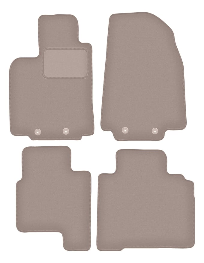 Beige veloursmatten voor: Mazda CX-9 I SUV (2006-2015)