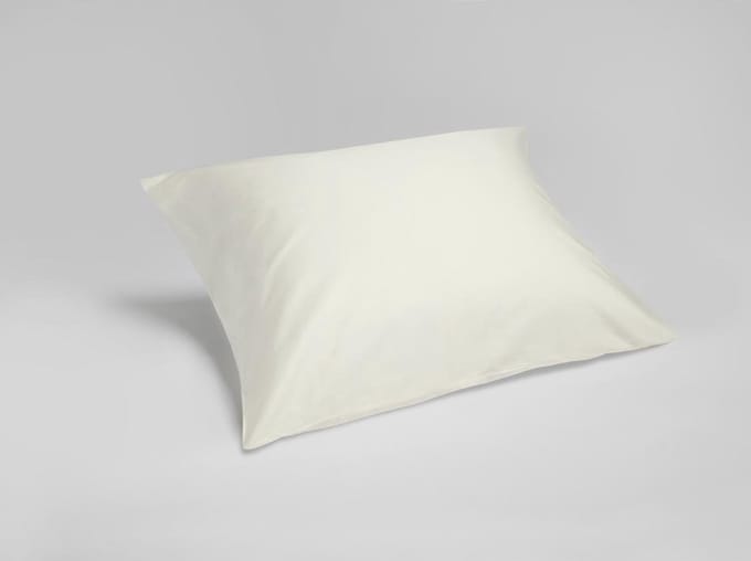 Yumeko kussensloop katoensatijn warm wit 50x70 - Bio, eco & fairtrade - 1 stuk