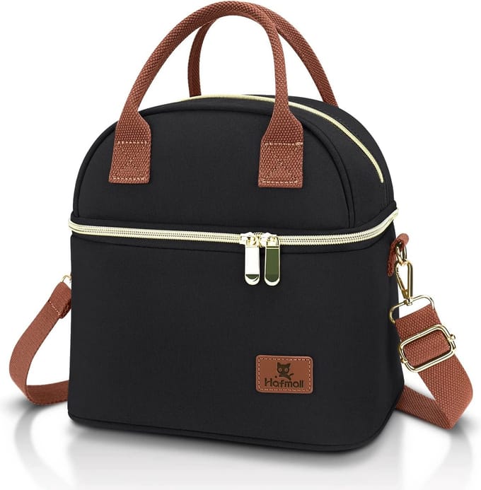 Lunchtas – Geïsoleerde lunchtas – Handig lunctas voor werk en school – compact lunchtas