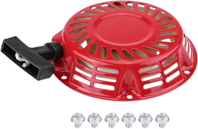 Trekstarter voor generator - Startkoord starter - Generator starten - Premium kwaliteit metaal - 20 x 18 x 3 cm