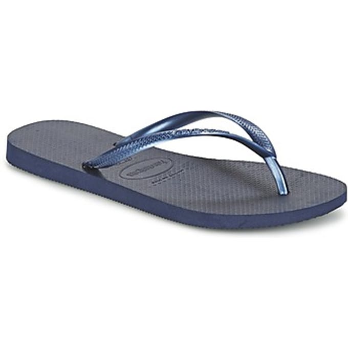 Havaianas Slim Slippers en Sandalen Dames - Navy - Maat 33/34 - Plastic