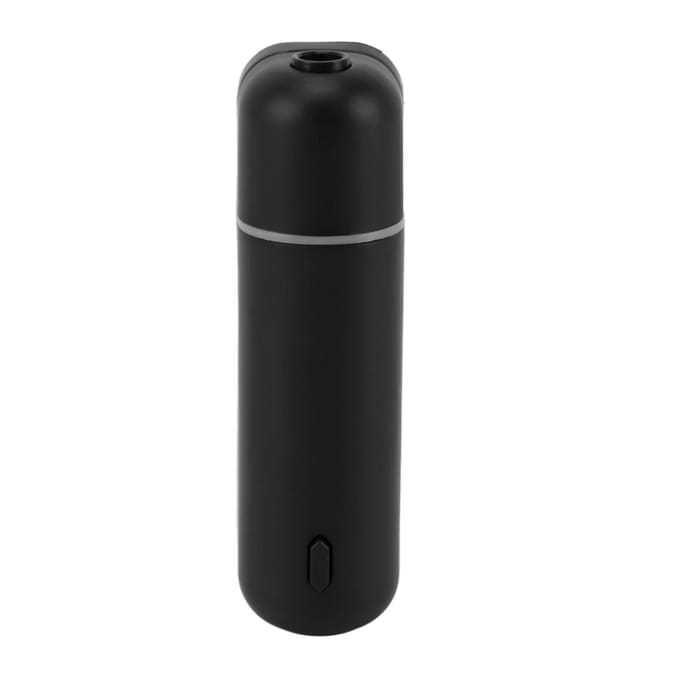 Auto Draagbare Diffuser met 6 Flesjes 5ml Essentiële Olie 5V USB Plug and Play Bewegingssensor Auto Essentiële Olie Diffuser zwart