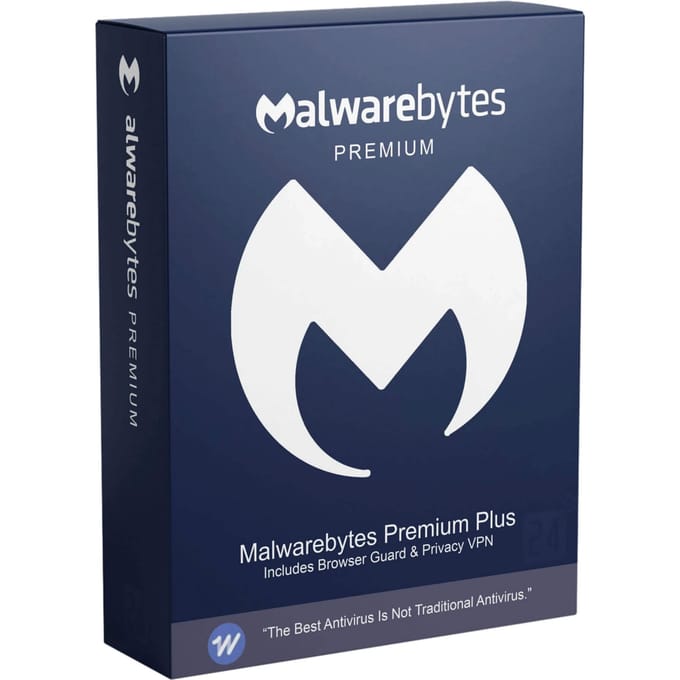 Malwarebytes Premium Plus Includes Browser Guard & Privacy VPN 2 Apparaten
