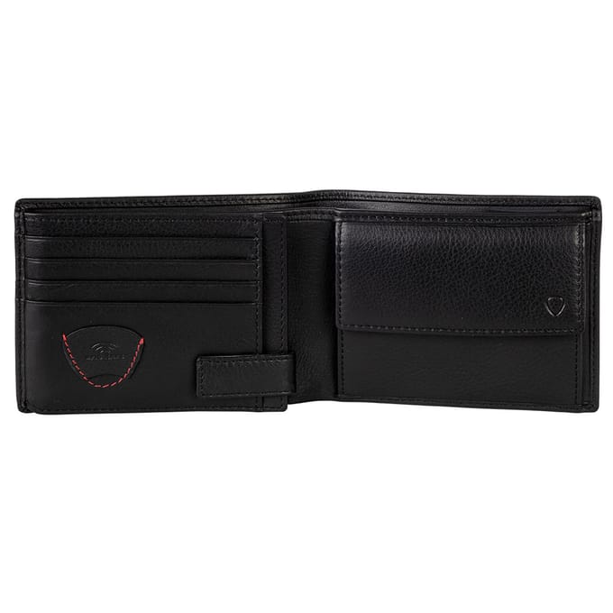 strellson Leren Portemonnee Oxford Circus Billfold H7 Wallet Black Zwart
