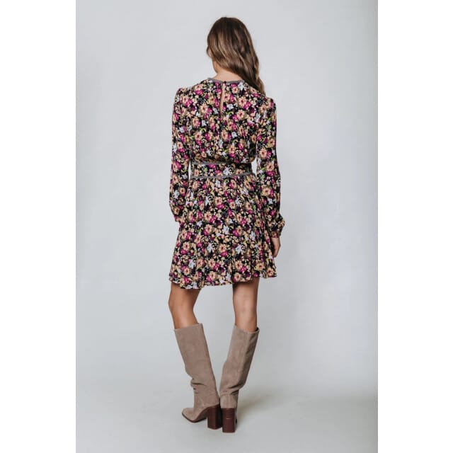 Colourful Rebel Grace flower beads mini dress dessin
