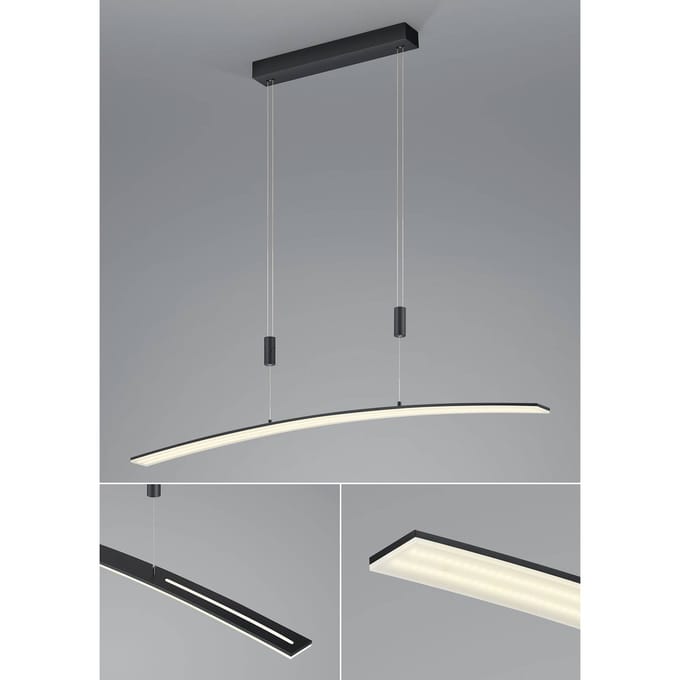HELL LED hanglamp Dual met afstandsbediening CCT zwart