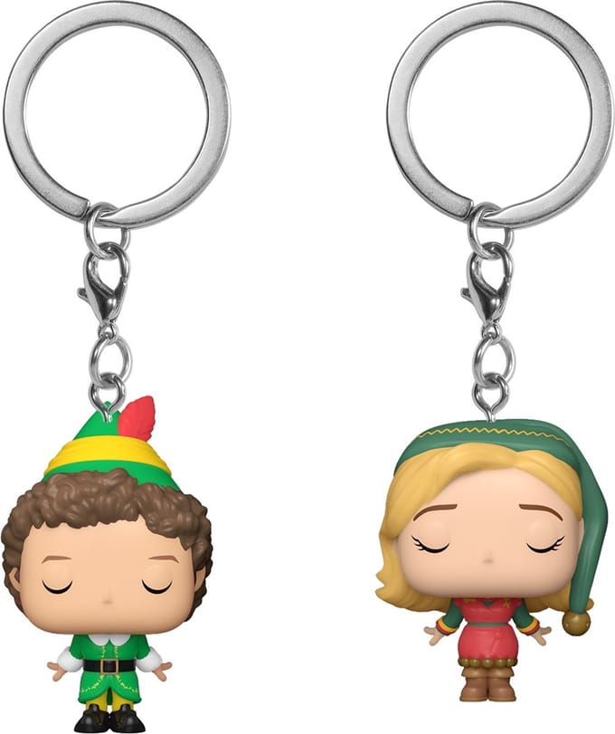Funko Pocket Pop! Keychain 2-Pack: Elf - Buddy & Jovie