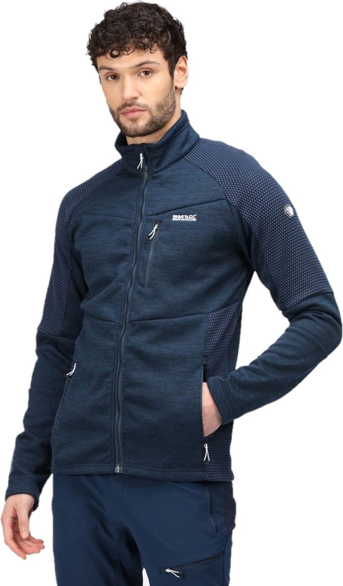 Regatta Heren Farson Vest Moon Light Denim / Navy Maat M