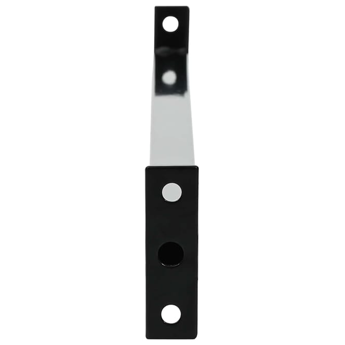 vidaXL - Verstelbare - ven - veilighheidsbalk - Zwart - 710 - -1200 - mm - Staal