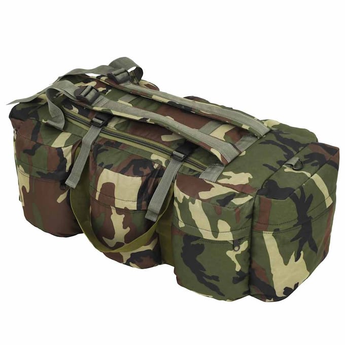 vidaXL Plunjezak 3-in-1 legerstijl 45 L camouflage