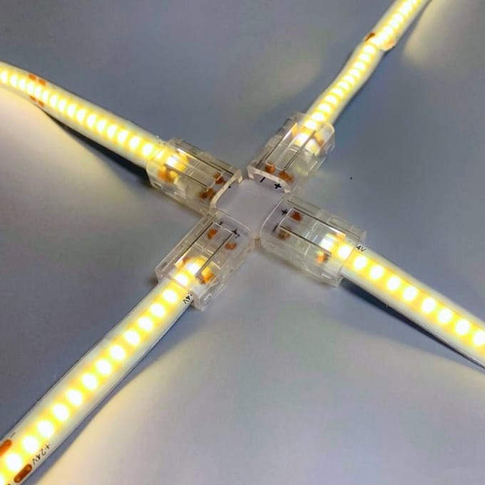 X-Connector voor COB LED Strip 8mm - Overig - SILUMEN
