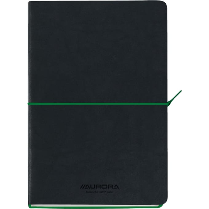 Notitieboek Aurora Tesoro A5 192blz lijn 80gr groen