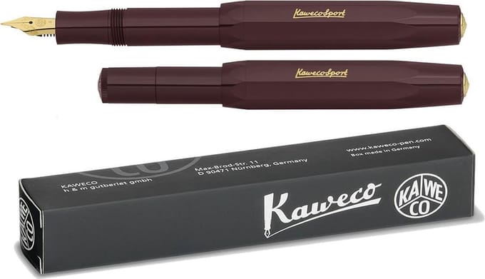 Kaweco Classic Sport - 1 Vulpen - Medium punt - Burgundy