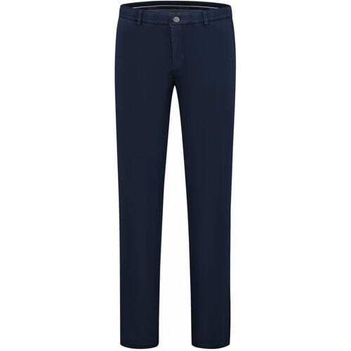 Com4 Broek Fine Uni Fabric Modern Chino Navy / male