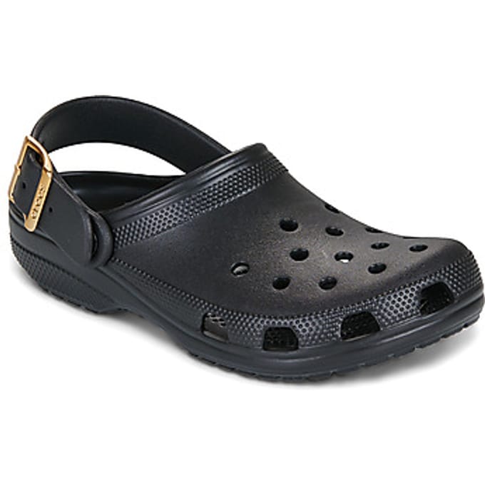 Crocs Classic Metallic Buckle Klompen Zwart EU 36-37