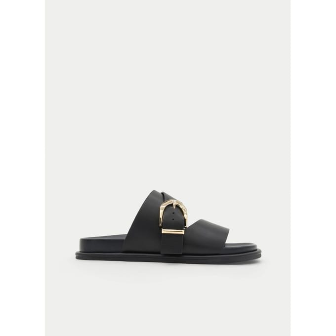 Montevita platte sandalen Politre zwart