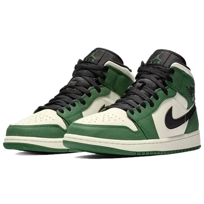 Air Jordan 1 Mid Pine Green EU 40 black