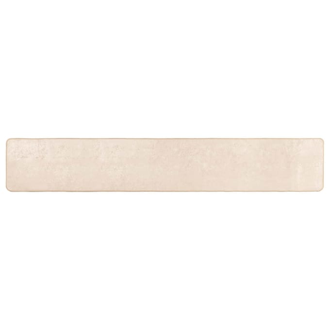vidaXL - Tapijt - Runner - MARSA - Crèmekleurig - 50 - x - 350 - cm - Polyester - en - PVC