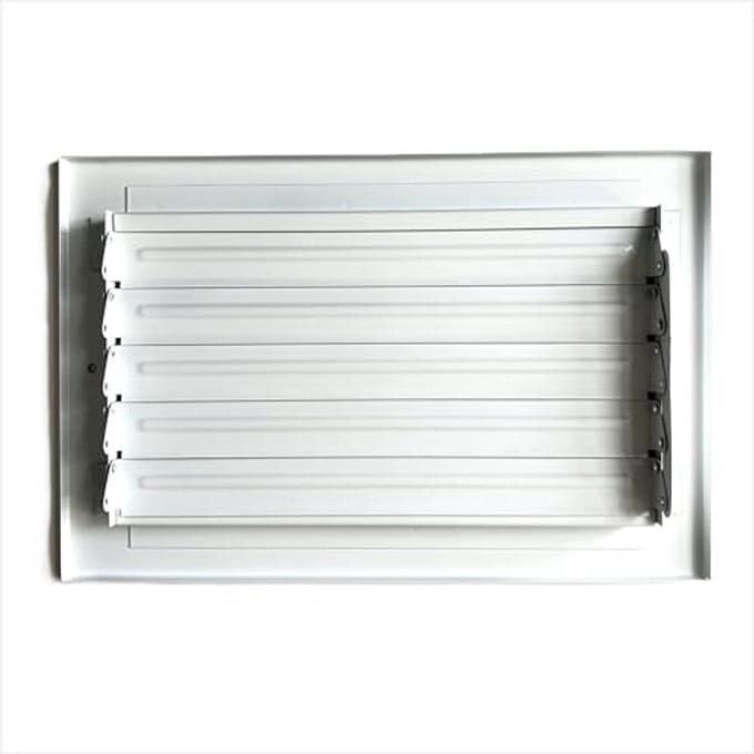 3-Weg Gestempeld Gezicht Stalen Plafond/zijwand Luchttoevoerregister 10"x6"