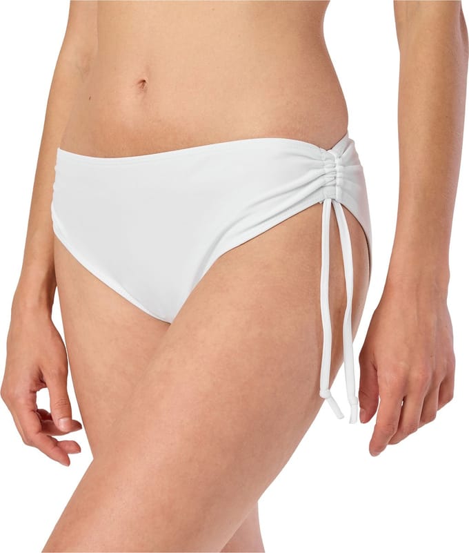 Merry Style Dames Zwembroek - Bikinibroekje - Elastische tailleband - Polyamide & Elastaan – Wit (0016) – 40 - MS-VR-Brief-2