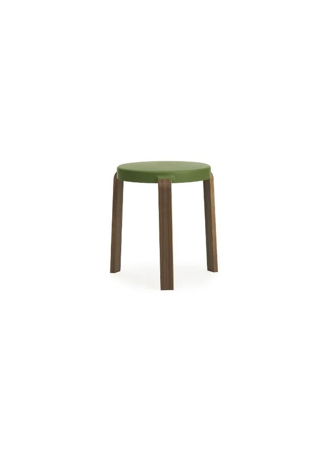 Normann Copenhagen Tap kruk - olijf - walnoot