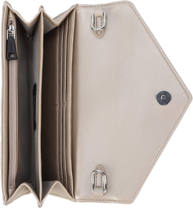 JOOP! Schoudertas Avondtas Cadere Macey Clutch Silver Beige