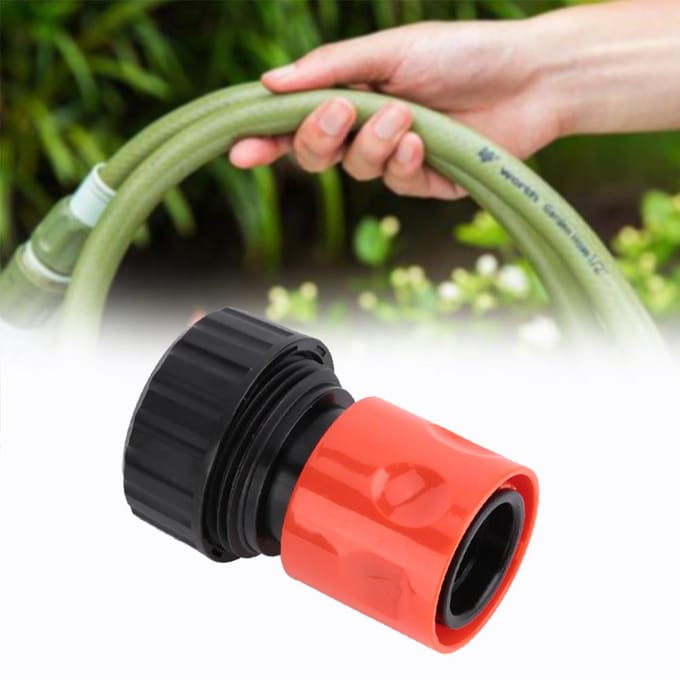 5 Stuks 3/4  Snelkoppeling Slangkoppeling Waterpijpadapter voor Thuis Tuin Gebruik black