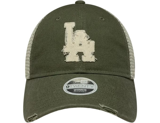 New Era 9twenty Trucker Losdod Pet Dames Groen