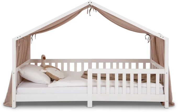 Hemel voor het huisbed, mousseline LIAN, 1 stuk – taupe