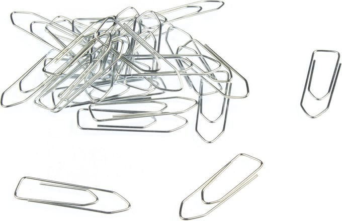 Kangaro paperclips - lengte 32 mm - verzinkt - 1000 stuks