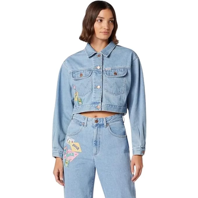 Denim jas Wrangler Cropped top 80'S