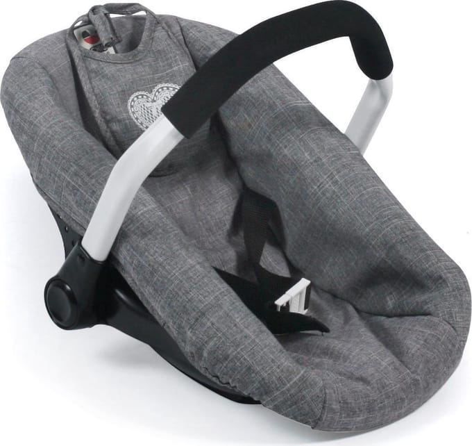 Bayer Chic 2000 - Poppen Autozitje Maxi-Cosi-stijl - Grey Jeans
