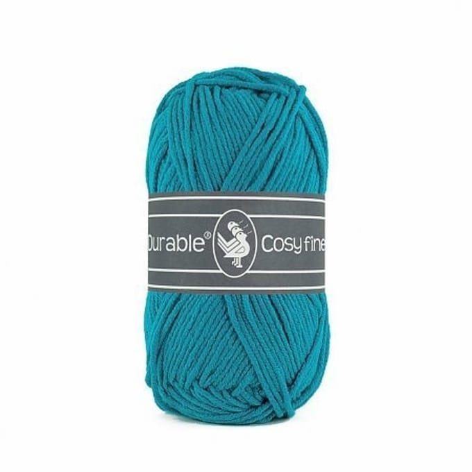 Durable Cosy Fine Turquoise (371) - set van 10 bollen van 50 gram