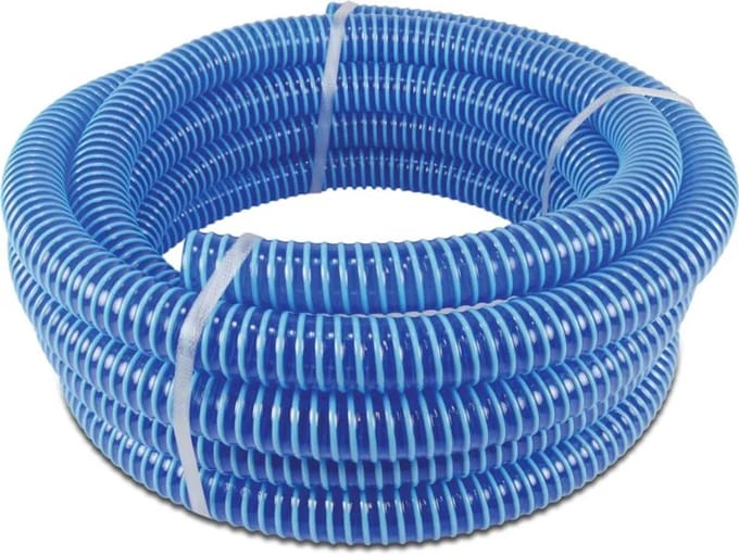Zuigslang waterbron 25 mm x 31 mm 7bar 0.6bar blauw 7mtr type Zuig-Flex