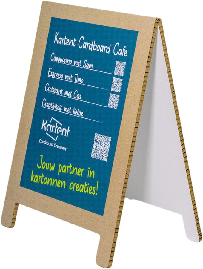 Kartonnen klapbord - 60 x 76,5 x 40 cm - Kartent