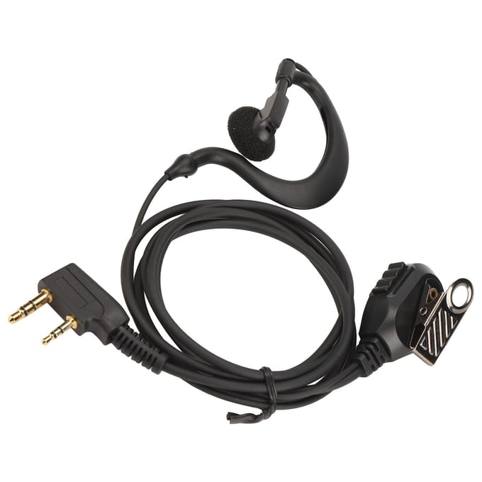 Portofoon Oortje Universeel K-aansluiting 2-pins Galvaniseren Walkie Talkie Headset met Microfoon
