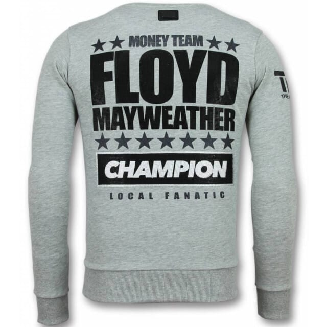 Mayweather Trui - Floyd Heren Sweater - Grijs