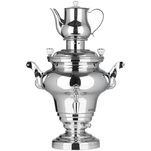 BEEM ROYAL - Samovar theemaker - 15 liter Zilver