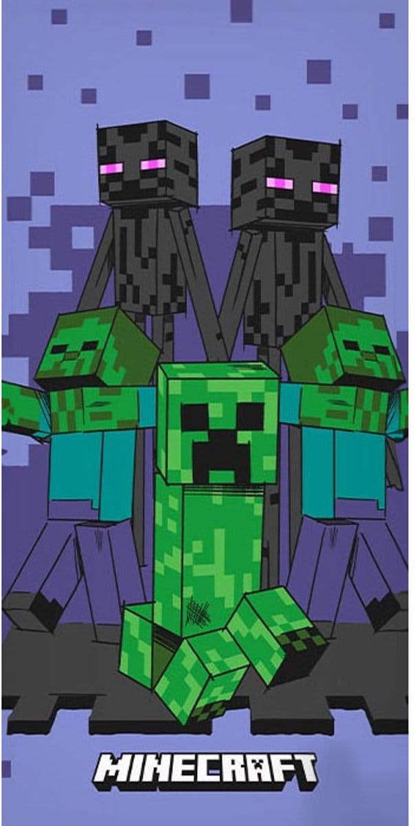 Minecraft standlaken Spawn 70 x 140 cm