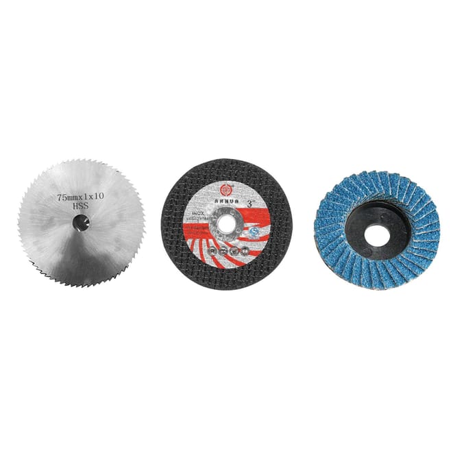 75mm Diameter 10mm Boring Slijpschijf Multifunctionele Elektrische Haakse Slijper Opzetstuk 3 Optioneel 75mm Diameter 10mm Bore zilver