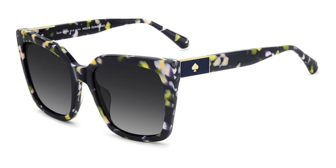 Kate Spade KS LILAH 2/G/S Black multicolor 55/19/140 WOMAN Zonnebrillen