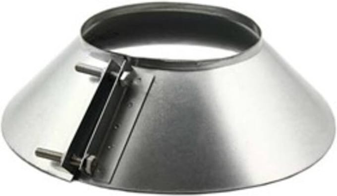Spiro Stormkraag Ø 180mm - Gegalvaniseerd