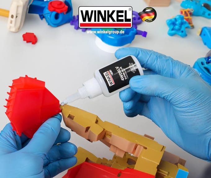 WINKEL Secondelijm 20 g – Voor Rubber & Plastic – Lage Viscositeit – Snelle Hechting